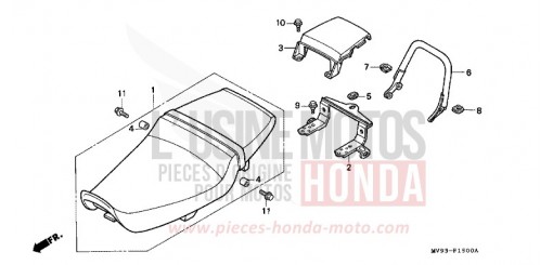 SIEGE/MOULURE DE SIEGE CBR600FN de 1992